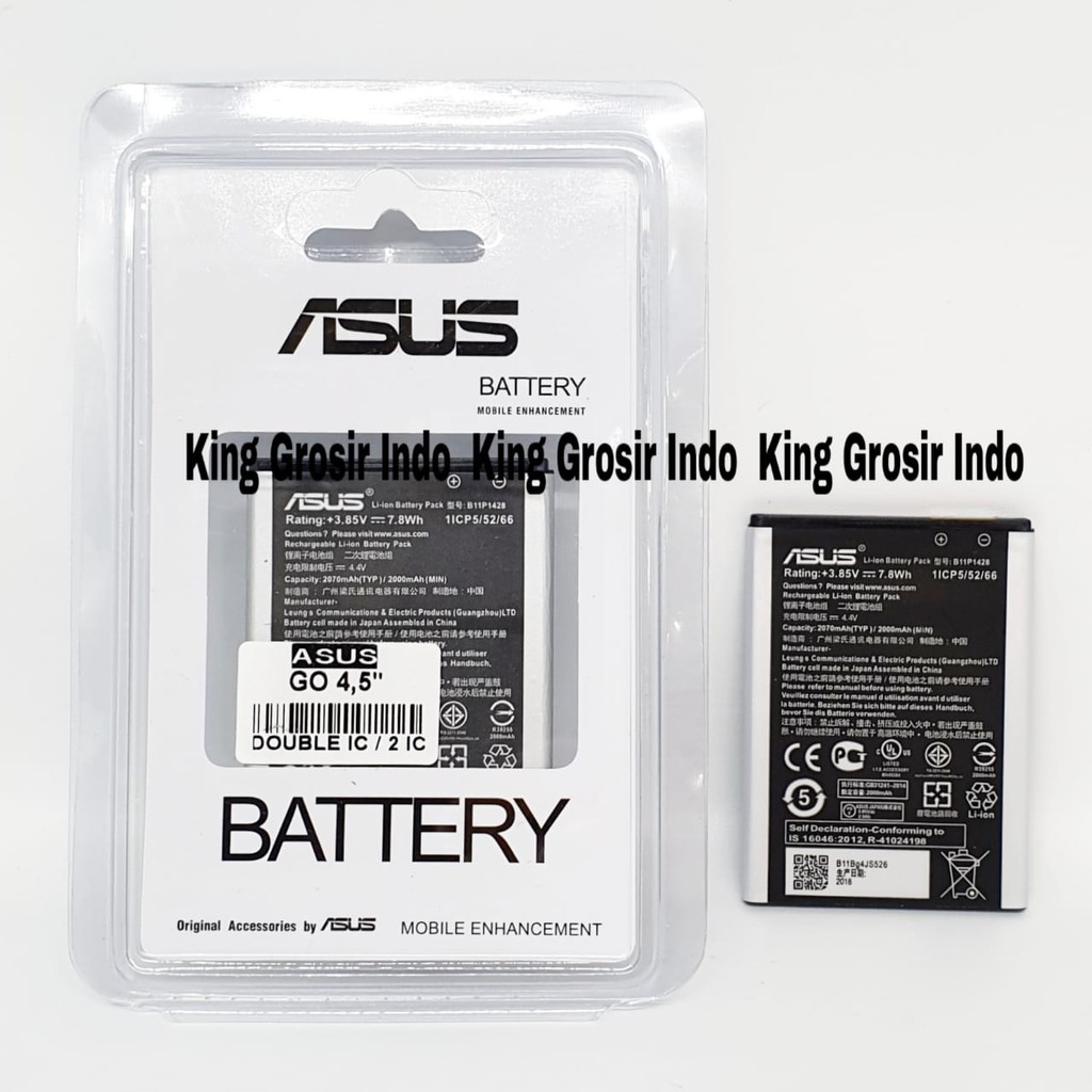 Baterai Asus Zenfone Go 4,5 ZB452KG B11P1428 Original OEM Battery Batere Batre Batt Bat