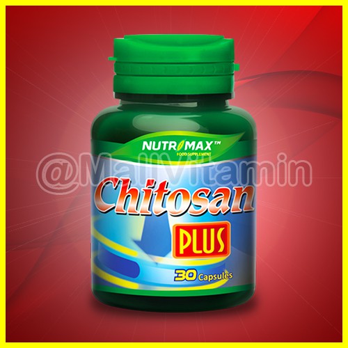 Nutrimax Chitosan Plus Isi 30 Vitamin Obat Herbal Diet Pengurus Pelangsing Penurun Berat Badan Alami