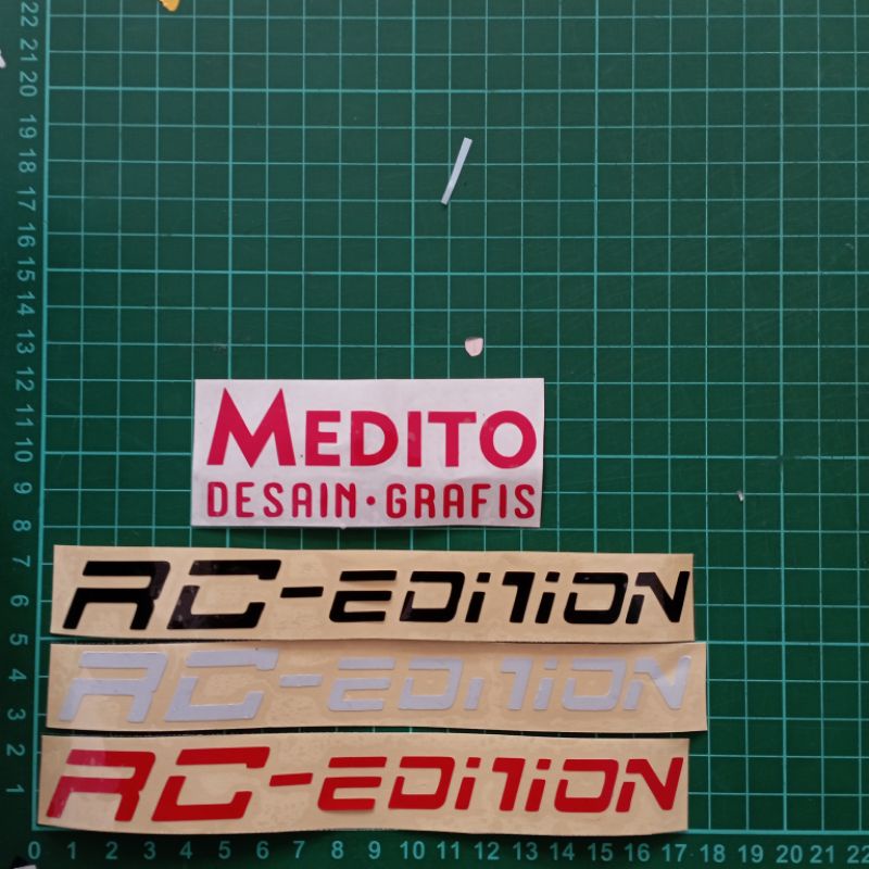 Sticker Cutting RC Edition