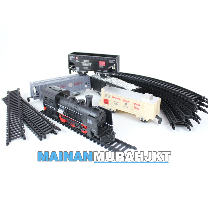 MAIANANKEI ANAK MURAH KRETA RAIL KING TL07 TERDAPAT LINTASAN KRETA INTELLIGENT CLASSICAL TRAIN