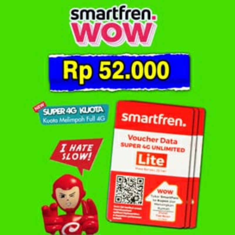 Voucher smartfren unlimited lite