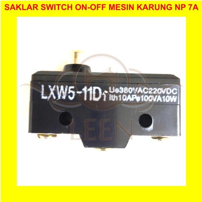 Switch On-Off Saklar Mesin Jahit Karung Newlong NP-7A NP7A LEEN