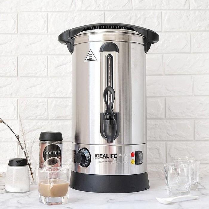 Pemanas Air Listrik 8 Liter Idealife IL-120A Elektrik Water Boiler Masak Dispenser IL 120A 8L Mesin Kopi