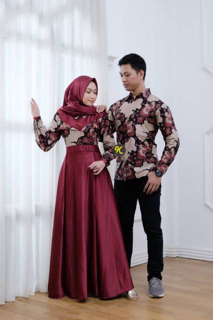 COUPLE BATIK PUTRI MALU ,COPLE RAMADHAN