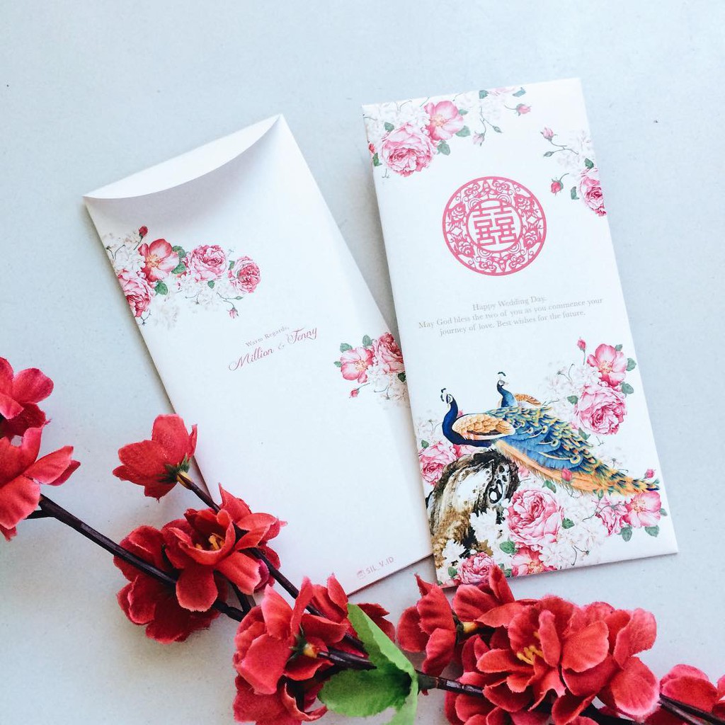 

Lisianthus & Peacock ( Angpao sangjit - Custom Angpao - Angpao Wedding )