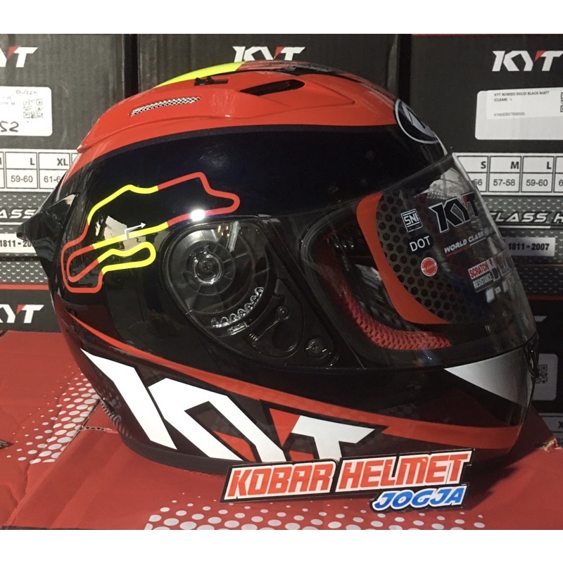 kyt rc7 #15 spain black murah