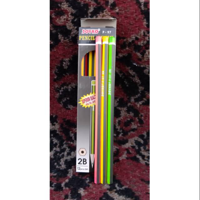 Pensil 2b joyko warna warni