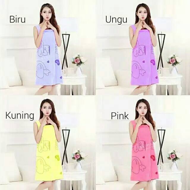 Handuk dress dewasa dan anak handuk baju baju handuk baju dress handuk