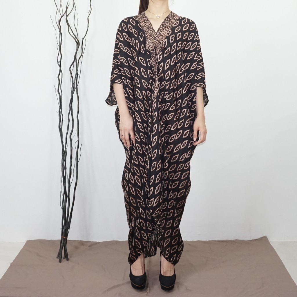 Batik wanita modern dress batik Kaftan - Kaftan 02