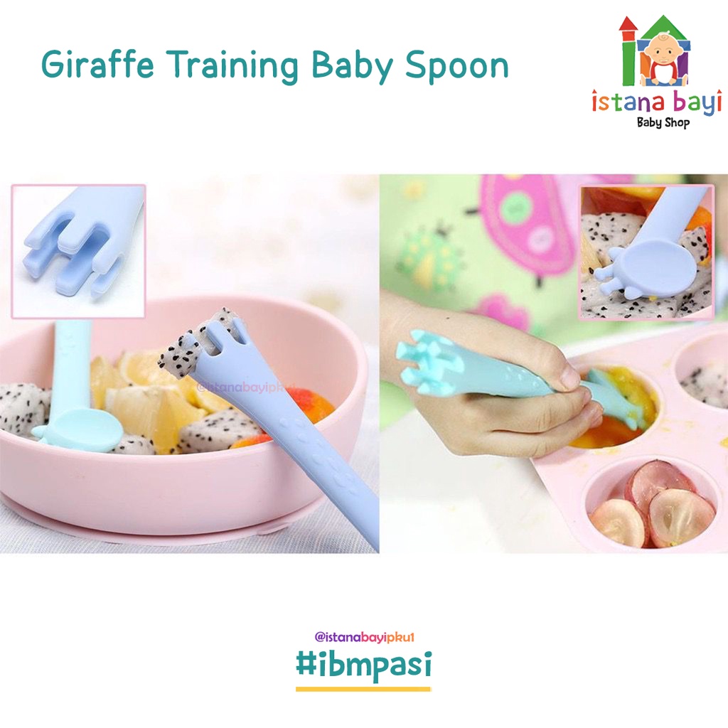 Carterlove Teether Spoon &amp; Fork 2in1 - Sendok Makan Bayi