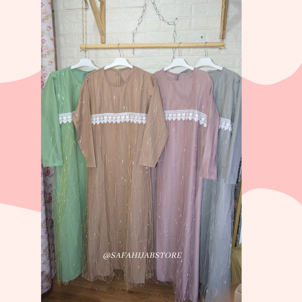 AMANDA PEARL DRESS / DRESS LEBARAN