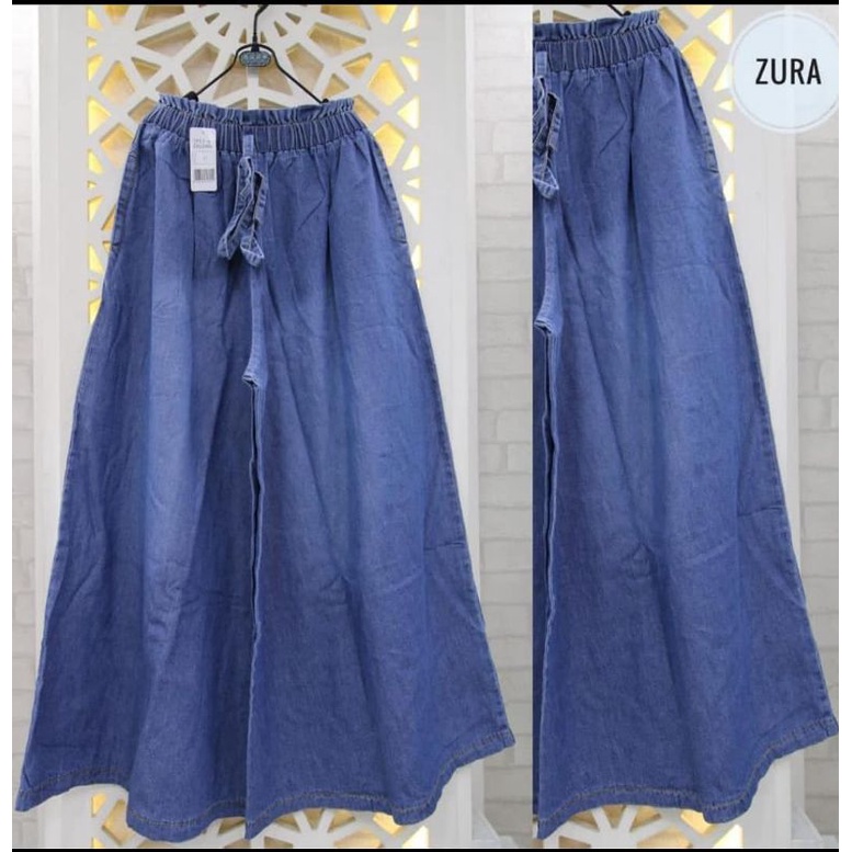 celana wanita -  highwaist kulot jeans - kulot jeans polos - kulot jeans palazo - kulot jeans wanita