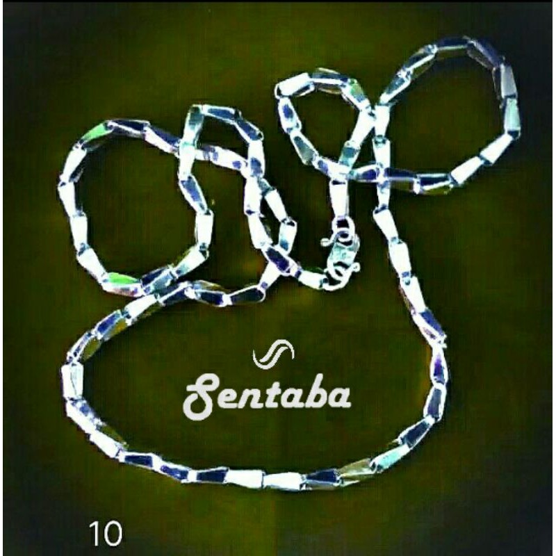 Kalung Perak Padi Perak Murni 999