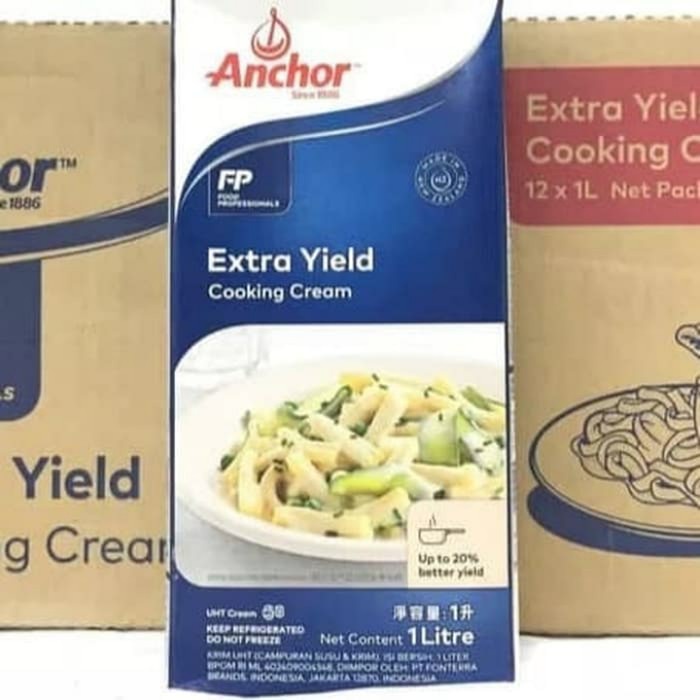 

Krim- Anchor Cooking Cream Extra Yield 1 Litre -Krim.