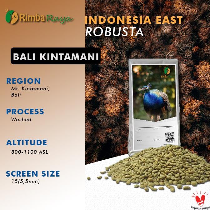 

[COD] Robusta green bean Bali Kintamani Washed process 1kg [COD]