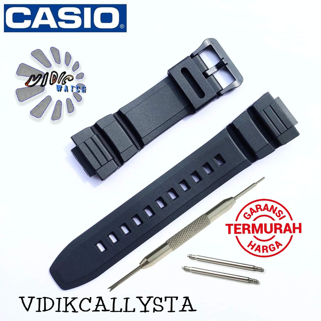 STRAP TALI JAM CASIO W-S220 WS 220 WS220 W S220 ORIGINAL ORI OEM