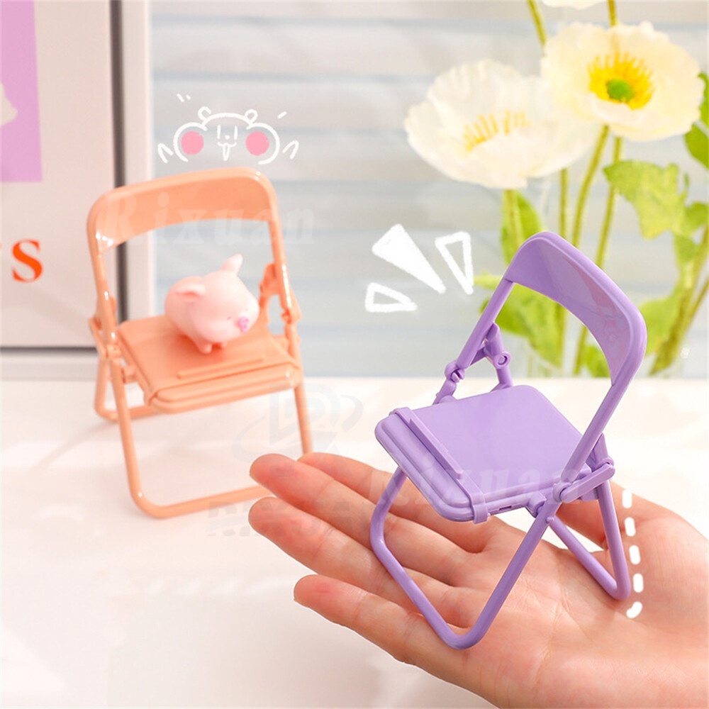 Stand Holder Smartphone Bentuk Kursi Lipat Portable