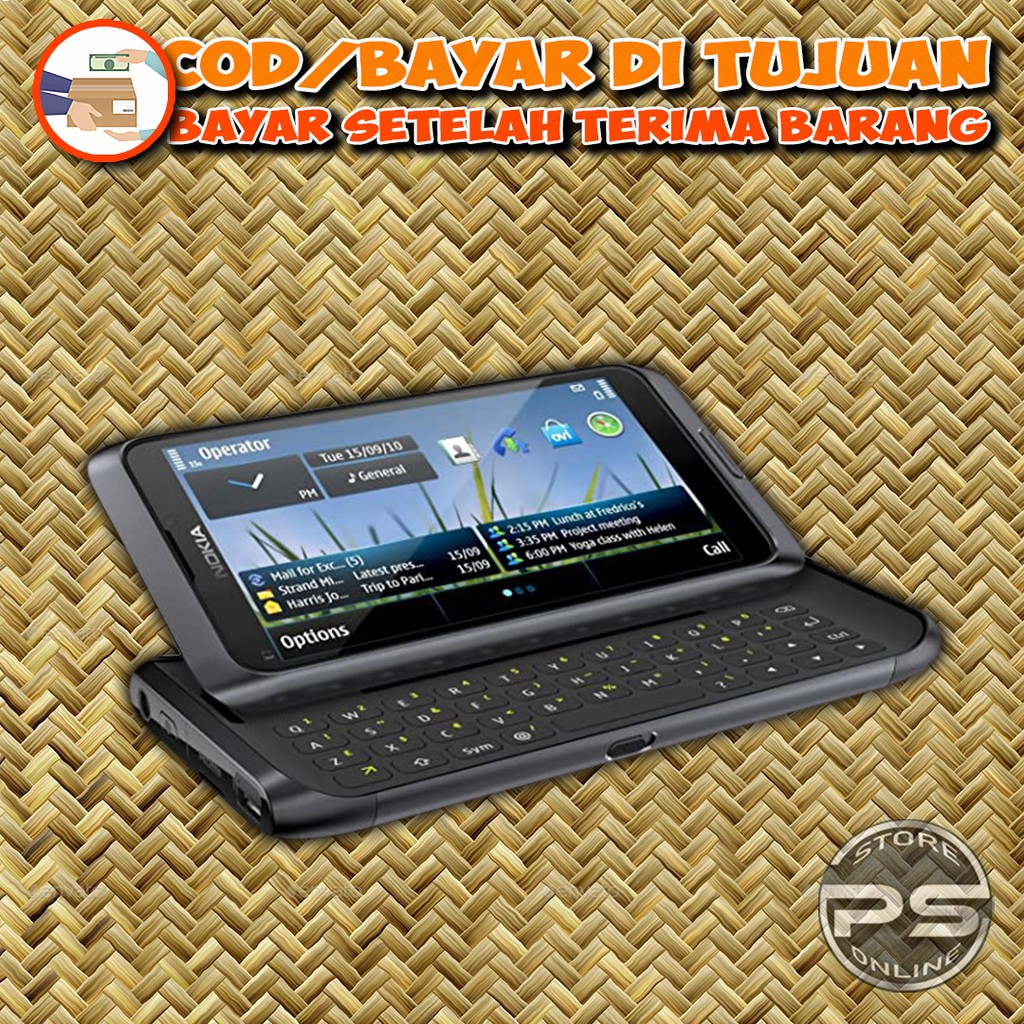 Nokia E7 Communicator - Sliding - tombol QWERTY - Layar Sentuh