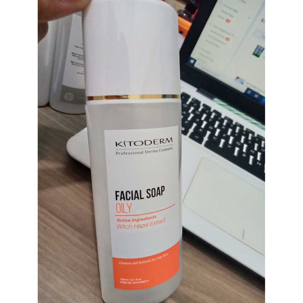 KITODERM FACIAL SOAP OILY | FACIAL WASH OILY | SABUN KULIT BEEMINYAK