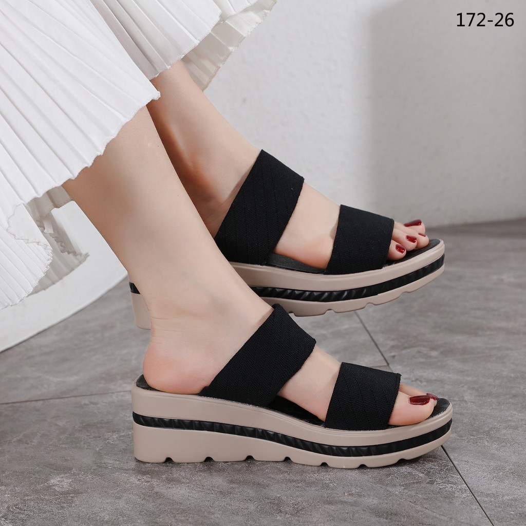 New Arrival !! Sandal Wanita Wedges Sandal #172-26