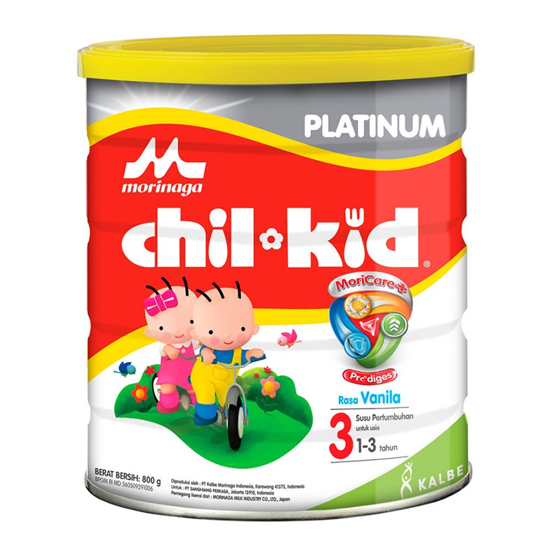 

Morinaga Chil Kid Platinum Moricare Plus Vanila 800gr