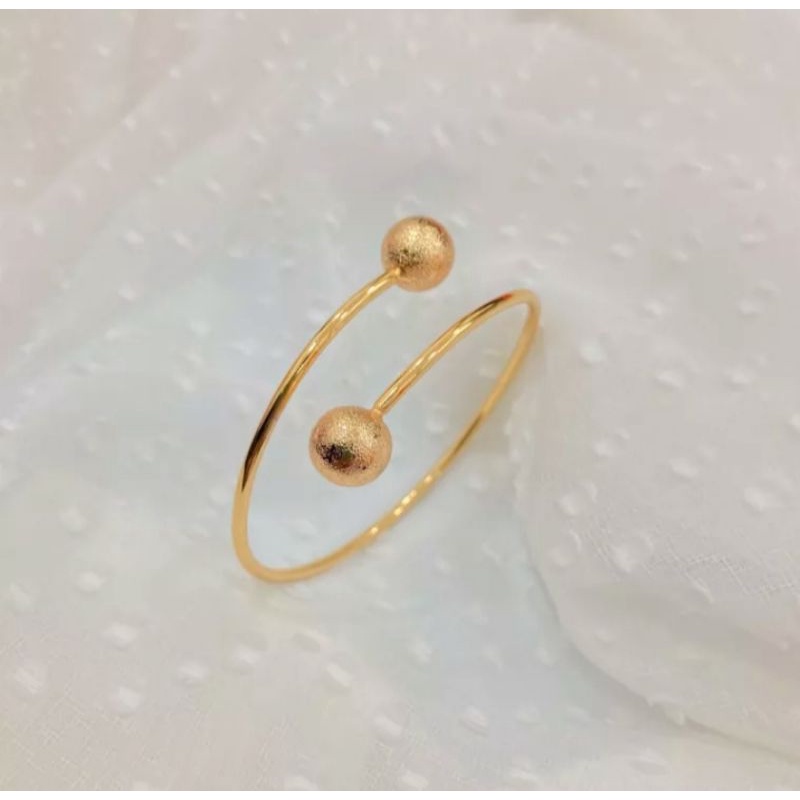 Gelang Bola Pasir Tinju Gold Premium Lapis Emas 18k Anti Karat