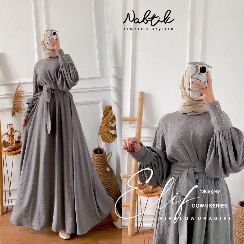 Gamis Elif gown series by Nabtik