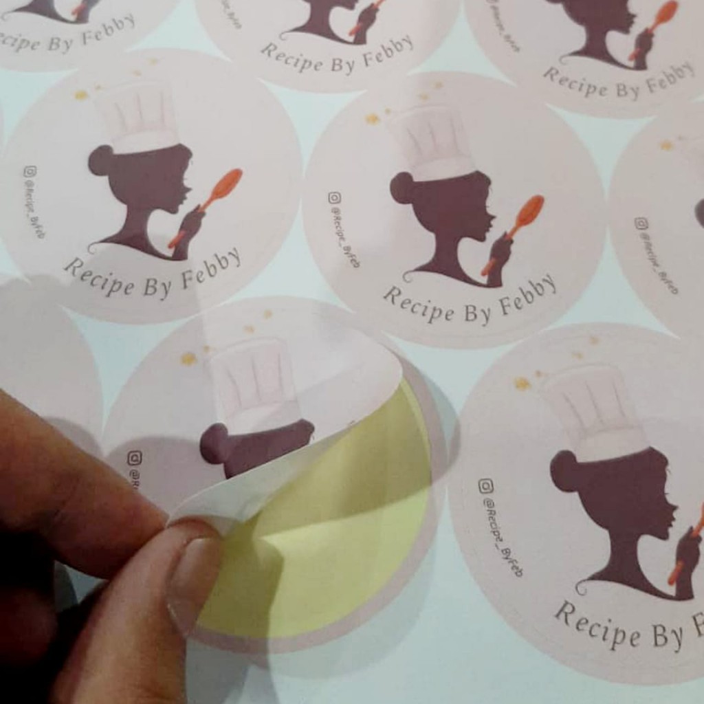 

Sticker Label Kemasan Cromo + Cutting