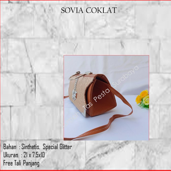 Tas Bagus,Tas Unik,Tas Elegan ,SOVIA COKLAT