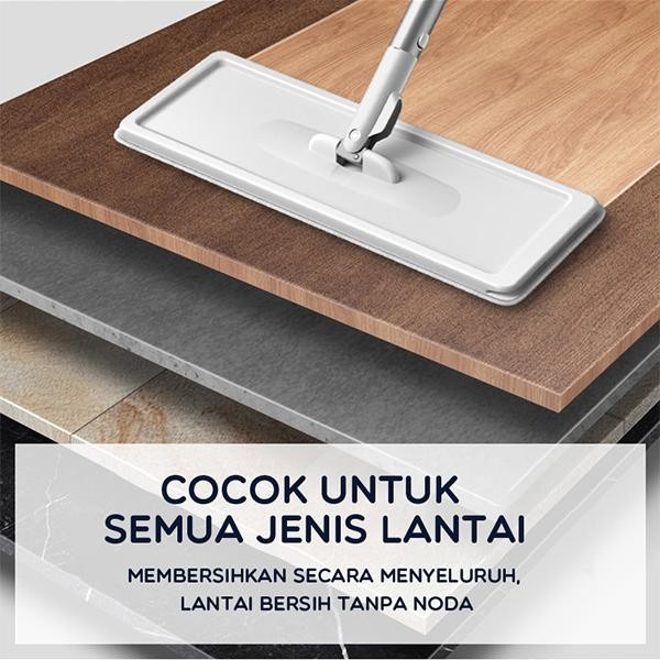 Alat Pel Lantai Ultra Mop dengan Ember Ergonomic Handle 360° - SCM004