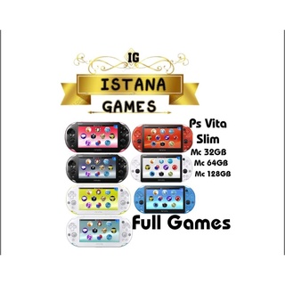 PS VITA SONY SLIM / FAT 2XXX/1xxx +MC 32Gb/64GB/128GB Full Games