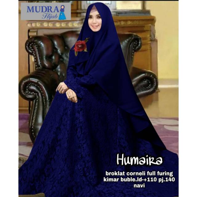 Gamis Humaira Syari Brokat JUAL MURAH