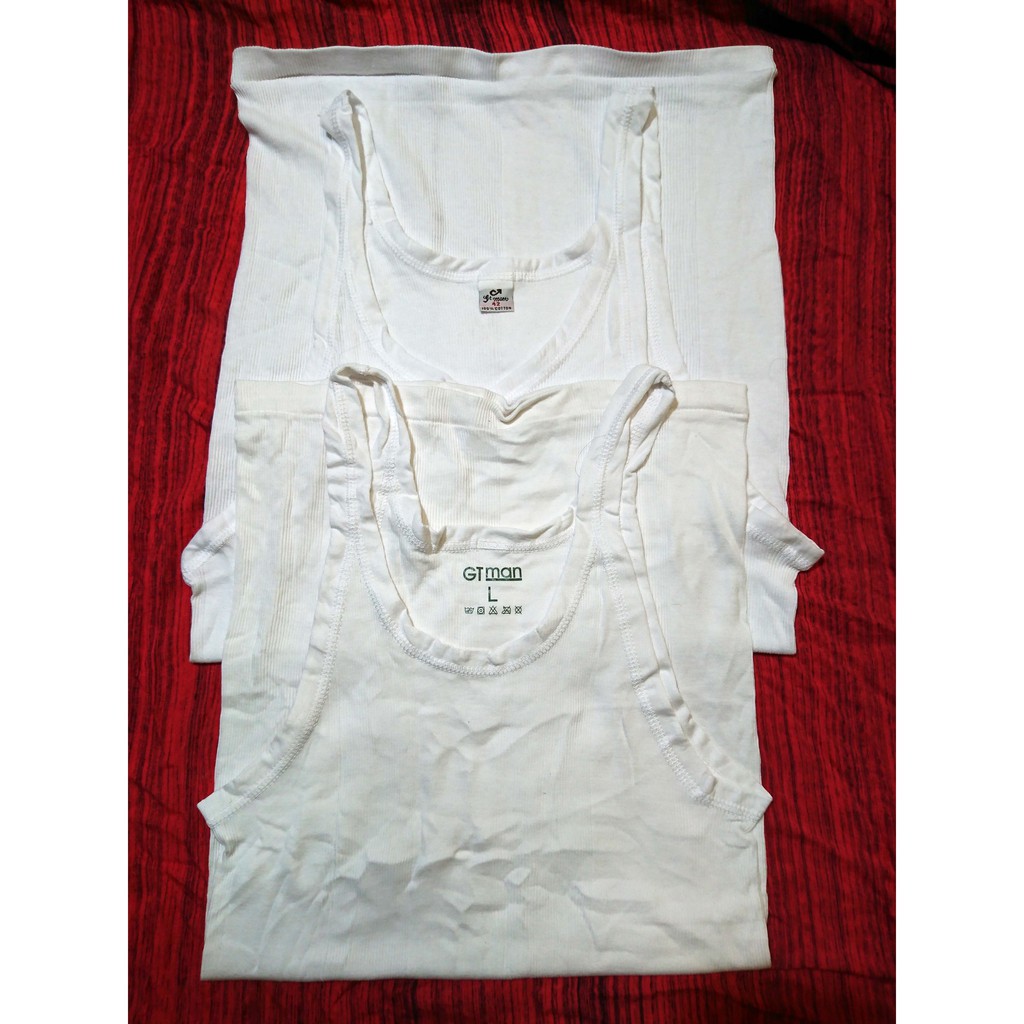  Kaos  Dalam Pria Singlet  Salur GTman GT  man  Reject Pabrik 