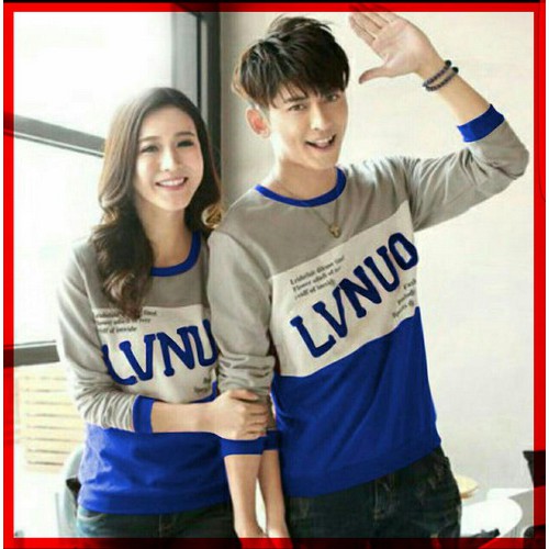 [Cp T-SHirt LVNUO CL] couple baju babyterry varian warna