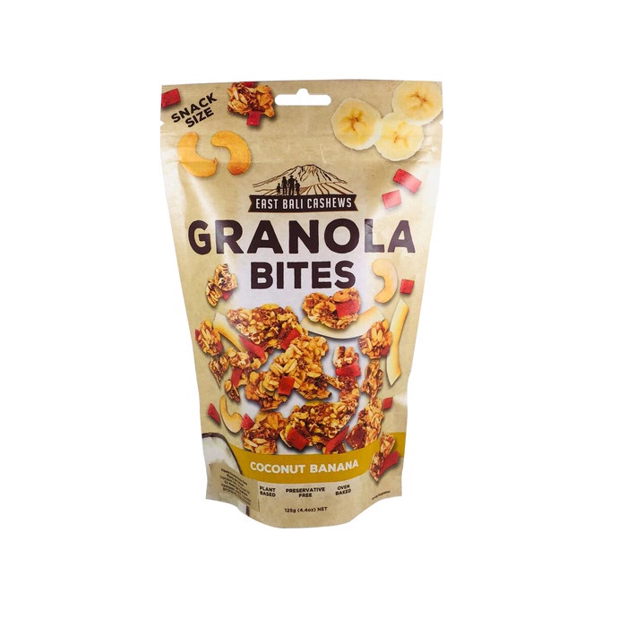 

INSTANT-CAMILAN- EAST BALI CASHEWS GRANOLA BITES - COCONUT BANANA -CAMILAN-INSTANT.