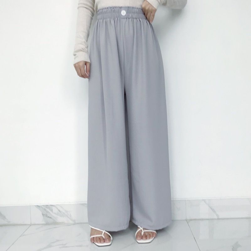 KULOT CRINGKEL KANCING HIGHWAIST JUMBO MURAH KEKINIAN // KOREAN CULLOTE