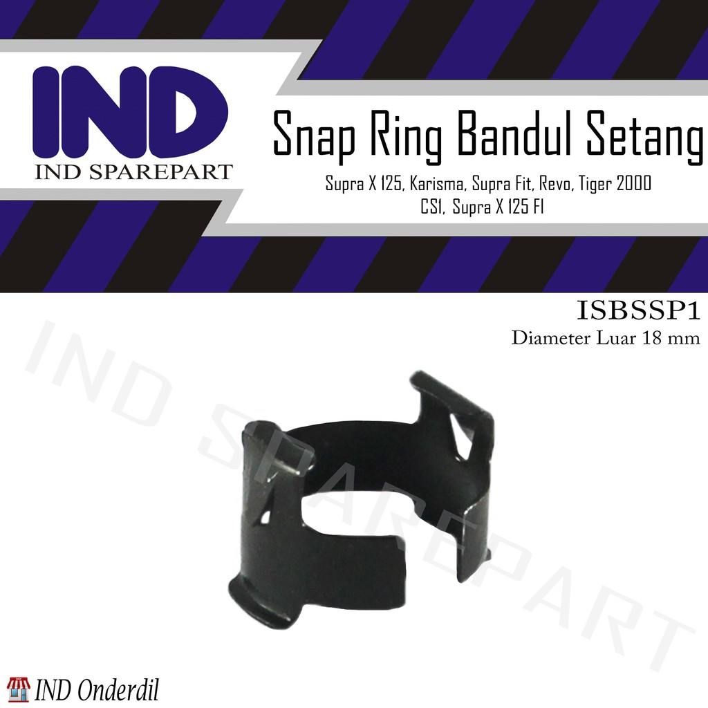 Snap/Senep Ring Wht Handle/Bandul Setang/Stang Supra X 125/FI/CS1/Supra Fit/Karisma/Revo/Tiger Lama