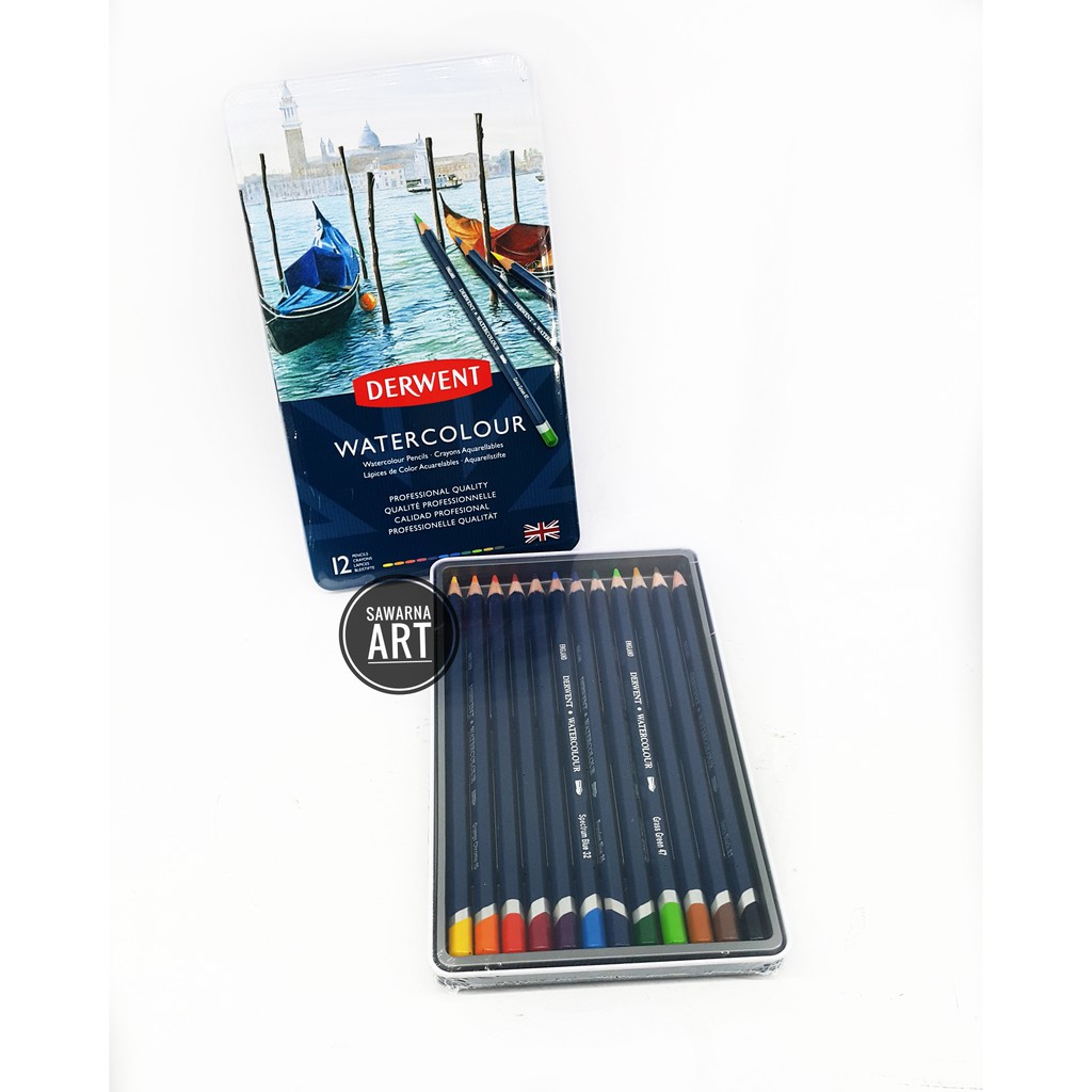

Derwent Watercolour Pencil 12 Tin