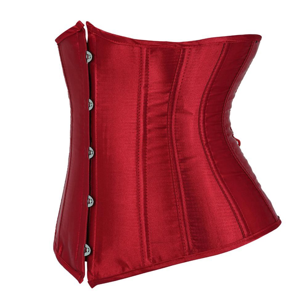 Produk China Sexy Gothic Underbust Corset And Waist Cincher Bustiers Top Workout Shape Body Belt Shopee Indonesia