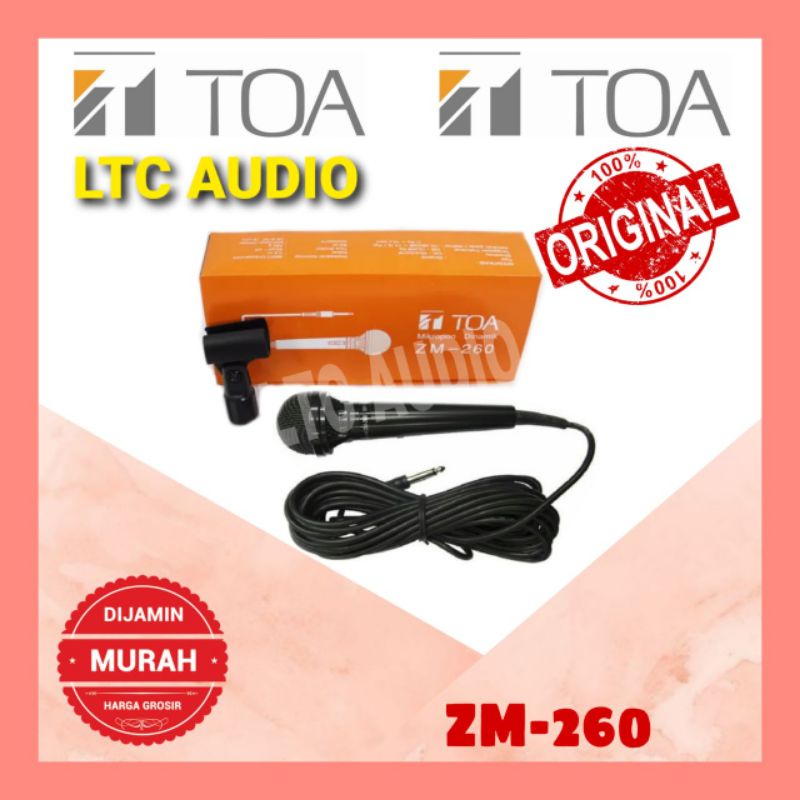 MIC KABEL TOA ZM-260 / TOA ZM 260 / TOA 260