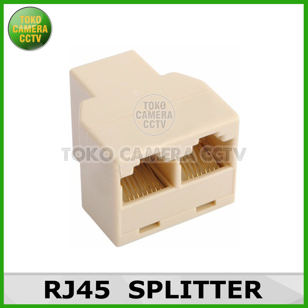 Sambungan Kabel LAN / RJ45 Coupler 2 port LAN Splitter