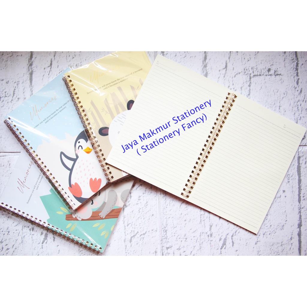 Notebook / Diary / buku catatan Joyko A5 NB-707 (motif Animal)