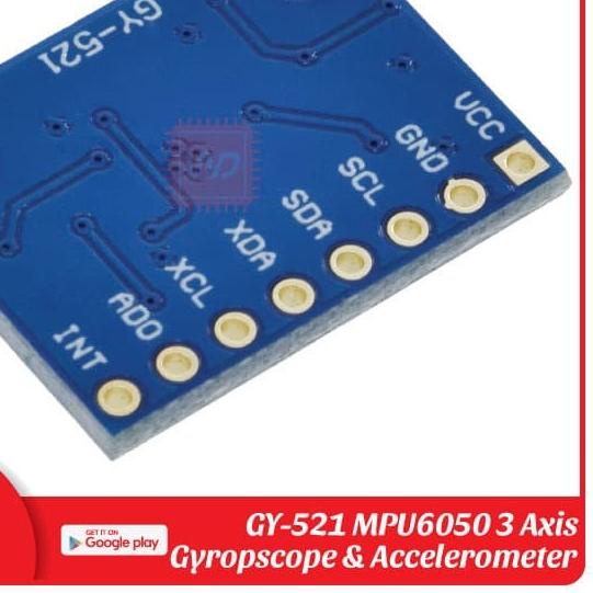 ♤ GY-521 MPU-6050 MPU6050 Axis Gyro With Accelerometer Sensor Module ۝