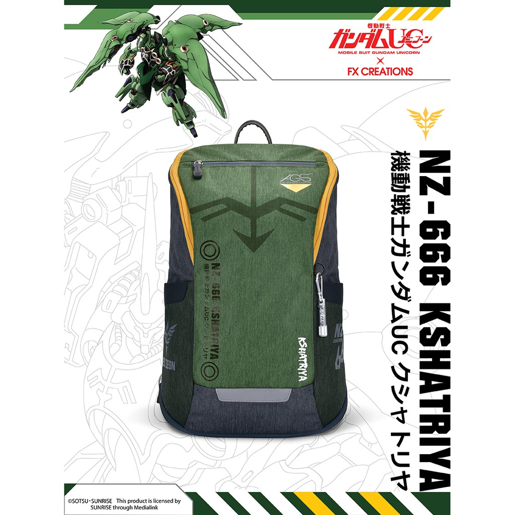 GUNDAM x FX CREATIONS Backpack GUC76061AGS-06 KSHATRIYA