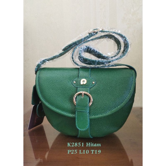 Papillon Leathers.K2851 Hijau Hitam