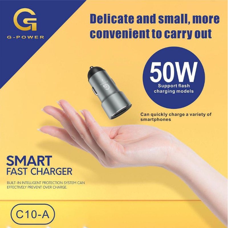 CHARGER MOBIL CASAN MOBIL G-POWER C10-A