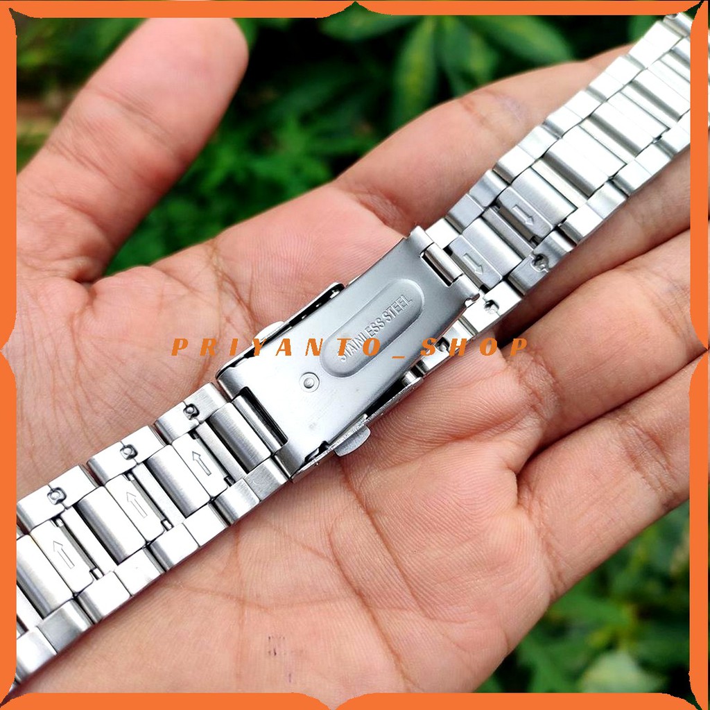 Strap Tali Jam Tangan Rantai Stainless Stell B3031 Strap Tali Rantai 20mm