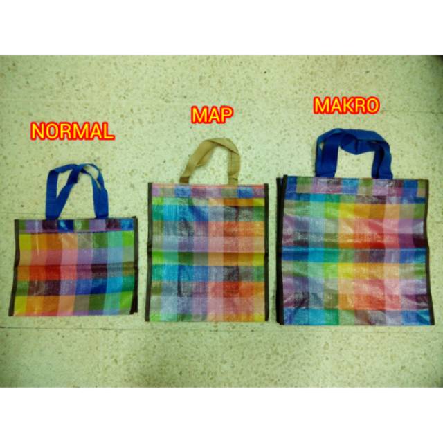 

TAS BELANJA SERBAGUNA / MOTIF BURBERY UKURAN MAP