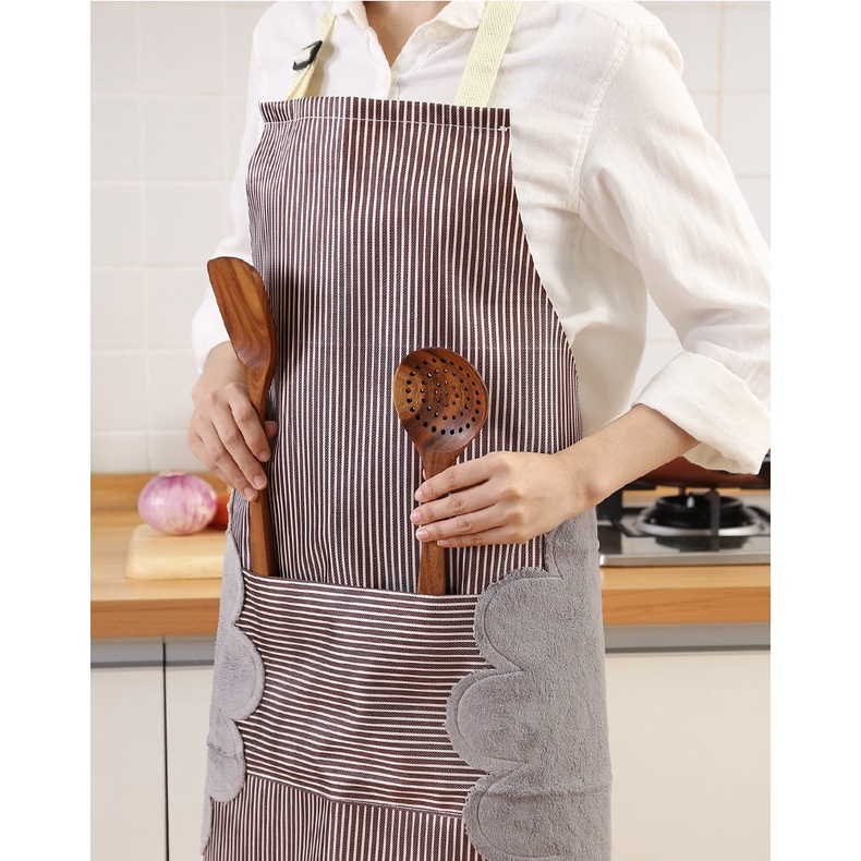 apron celemek masak waterproof kualitas bagus tebal dewasa