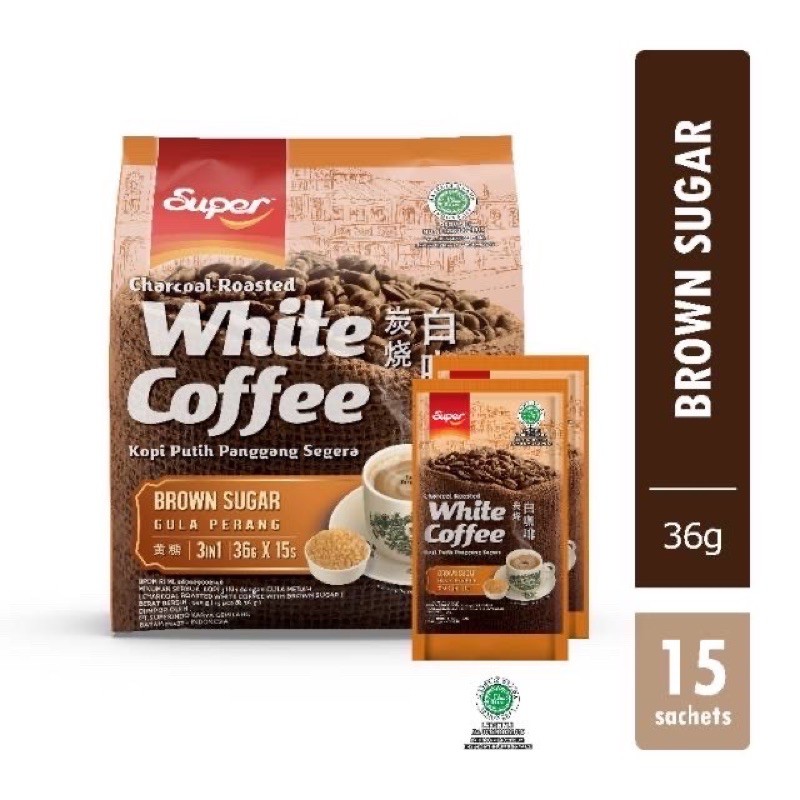 SUPER WHITE COFFEE BROWN SUGAR malaysia